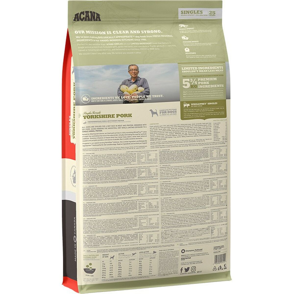 Foder Acana Gris 11,4 Kg